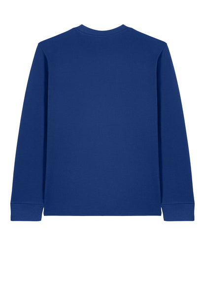 Rear View of WorkerBlue Stanley/Stella Unisex Creator 2.0 Long Sleeve Tee SXU022 plain