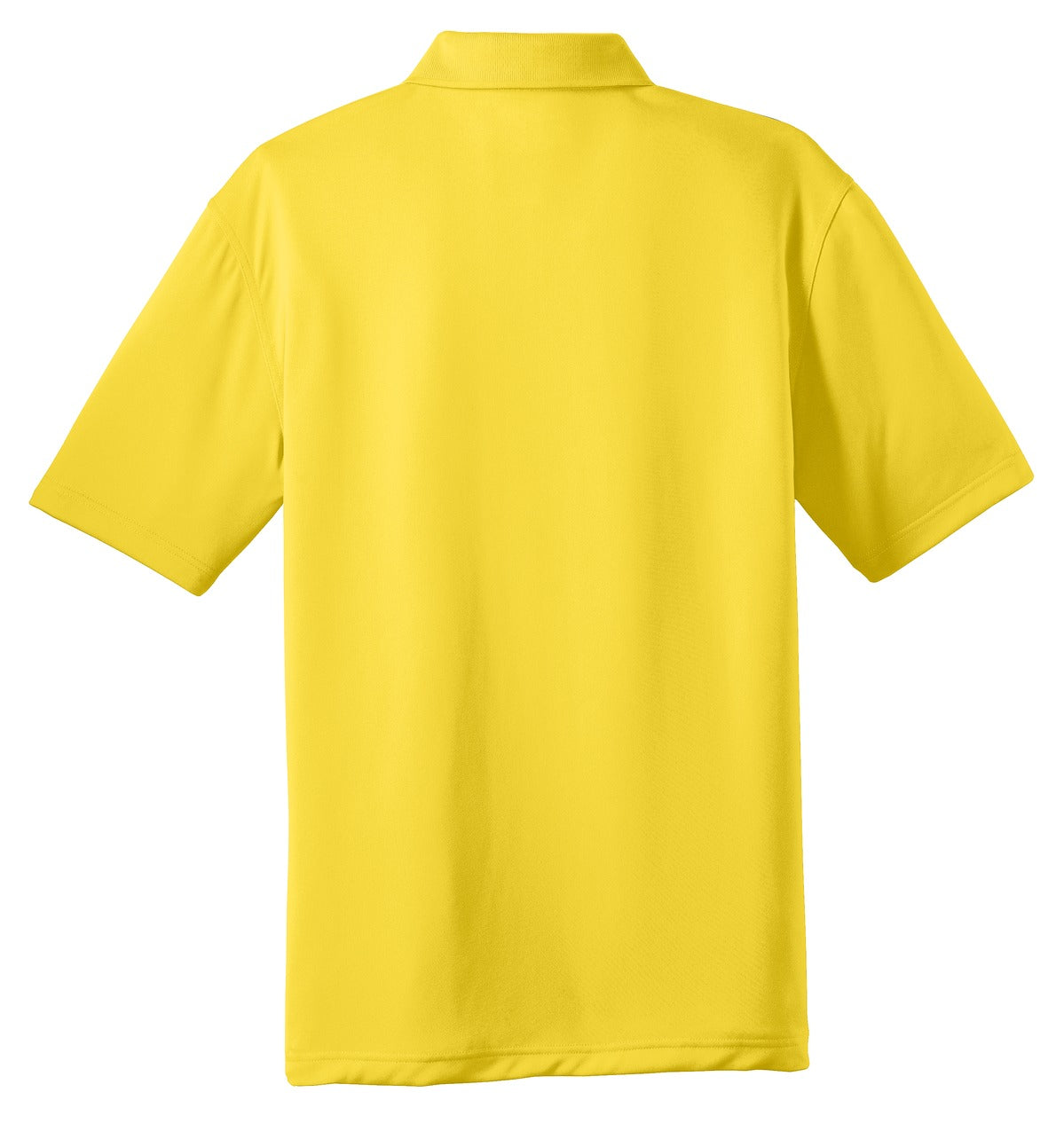 Rear View of Yellow CornerStone - Select Snag-Proof Polo. CS412 plain