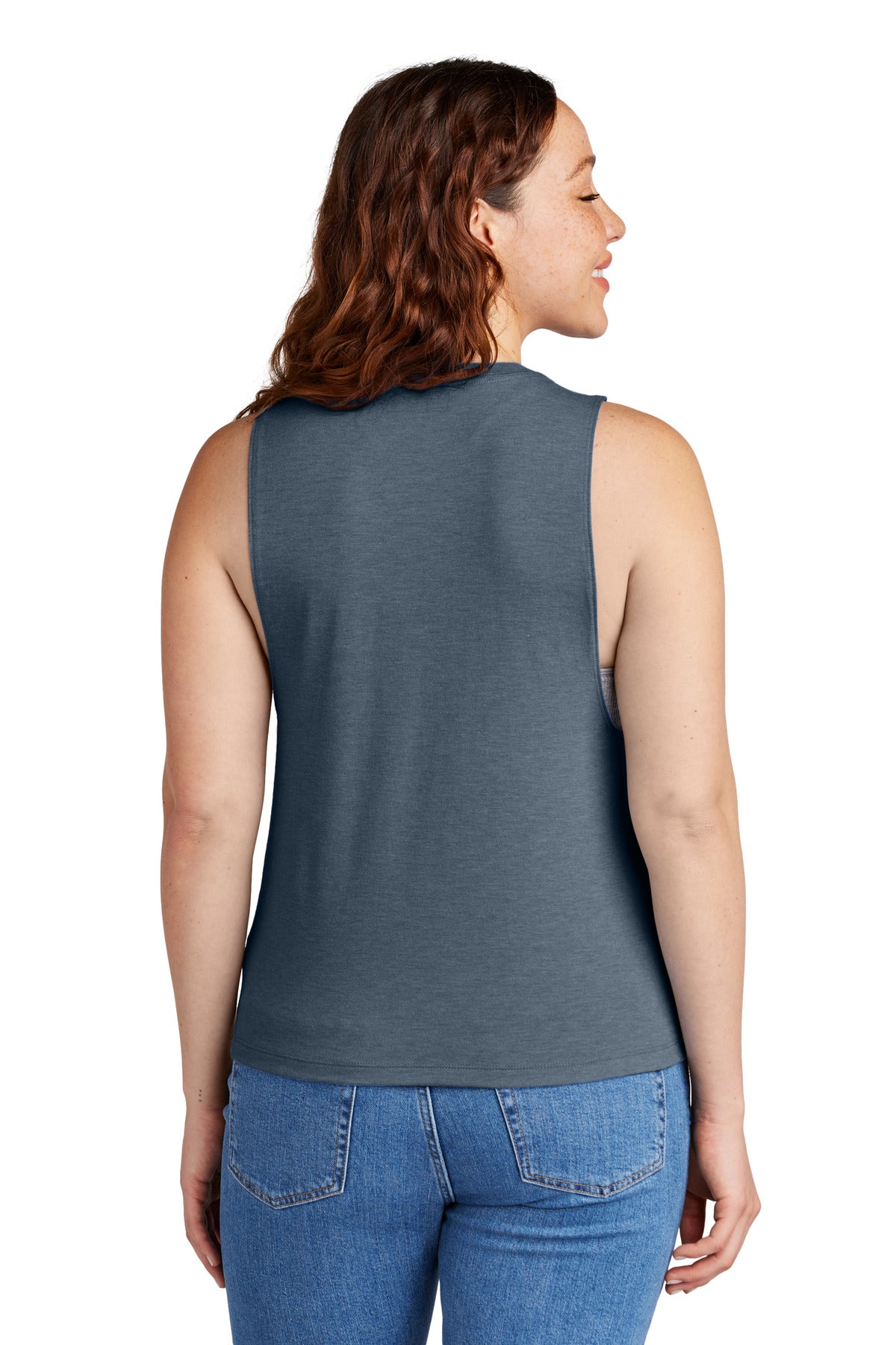 RebelBlue Allmade Women's Tri-Blend Muscle Tank AL2020 plain