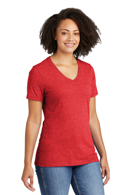 ReclmdRdHt Allmade Women's Recycled Blend V-Neck Tee AL2303 plain