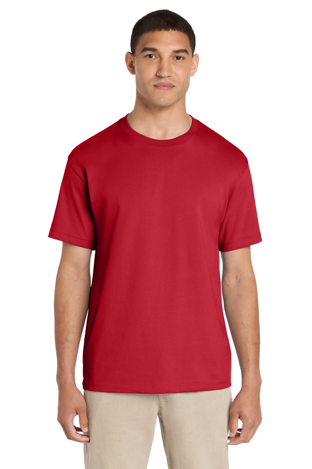 Red BELLA+CANVAS Unisex 6-Ounce Heavyweight Tee BC3010