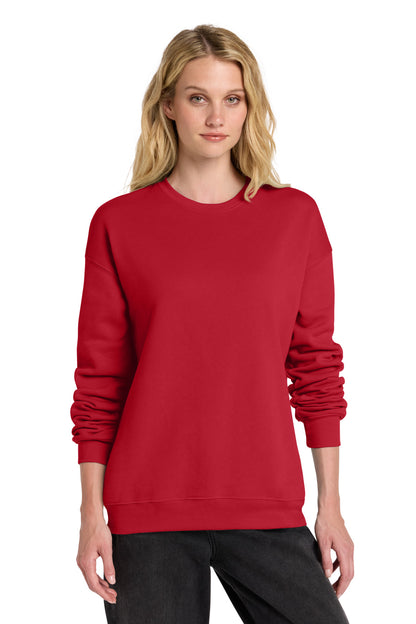 Red BELLA+CANVAS Unisex Sponge Fleece Drop Shoulder Sweatshirt. BC3945