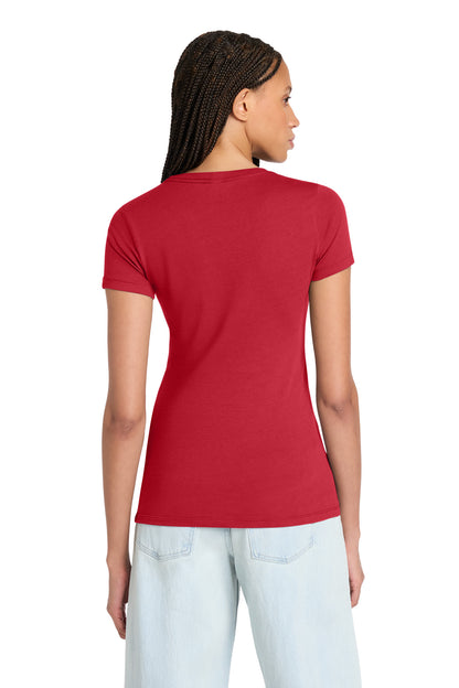 Red BELLA+CANVAS Women's Slim Fit Tee. BC6004