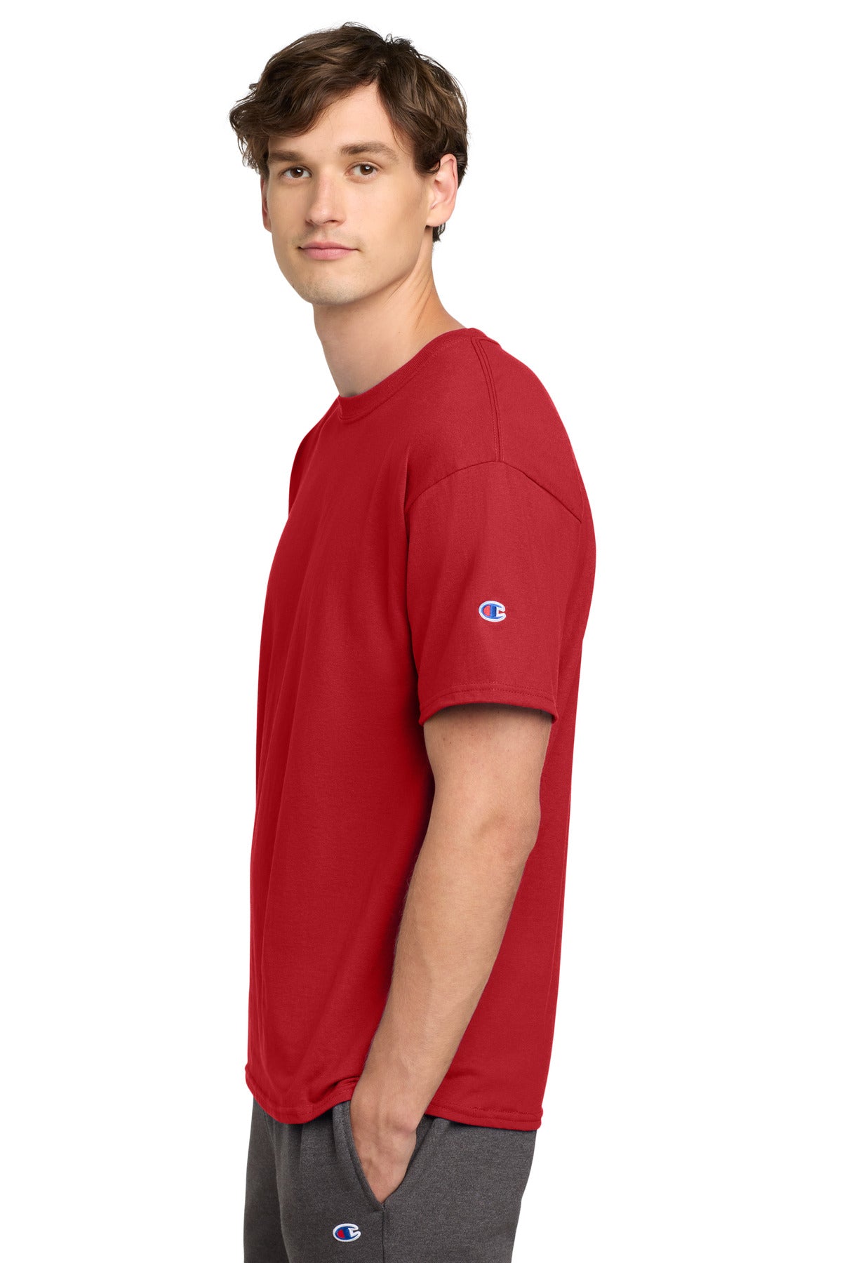 Red Champion Heritage 6-Oz. Jersey Tee T425