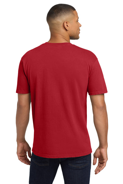 Red COMFORT COLORS Heavyweight Ring Spun Pocket Tee. 6030 plain