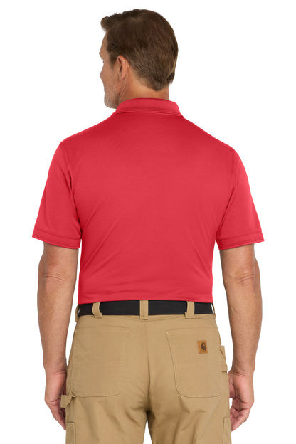 Red CornerStone Industrial Snag-Proof Pique Polo. CS4020 plain
