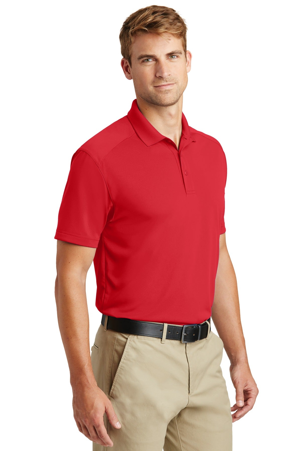 Red CornerStone Select Lightweight Snag-Proof Polo. CS418 plain
