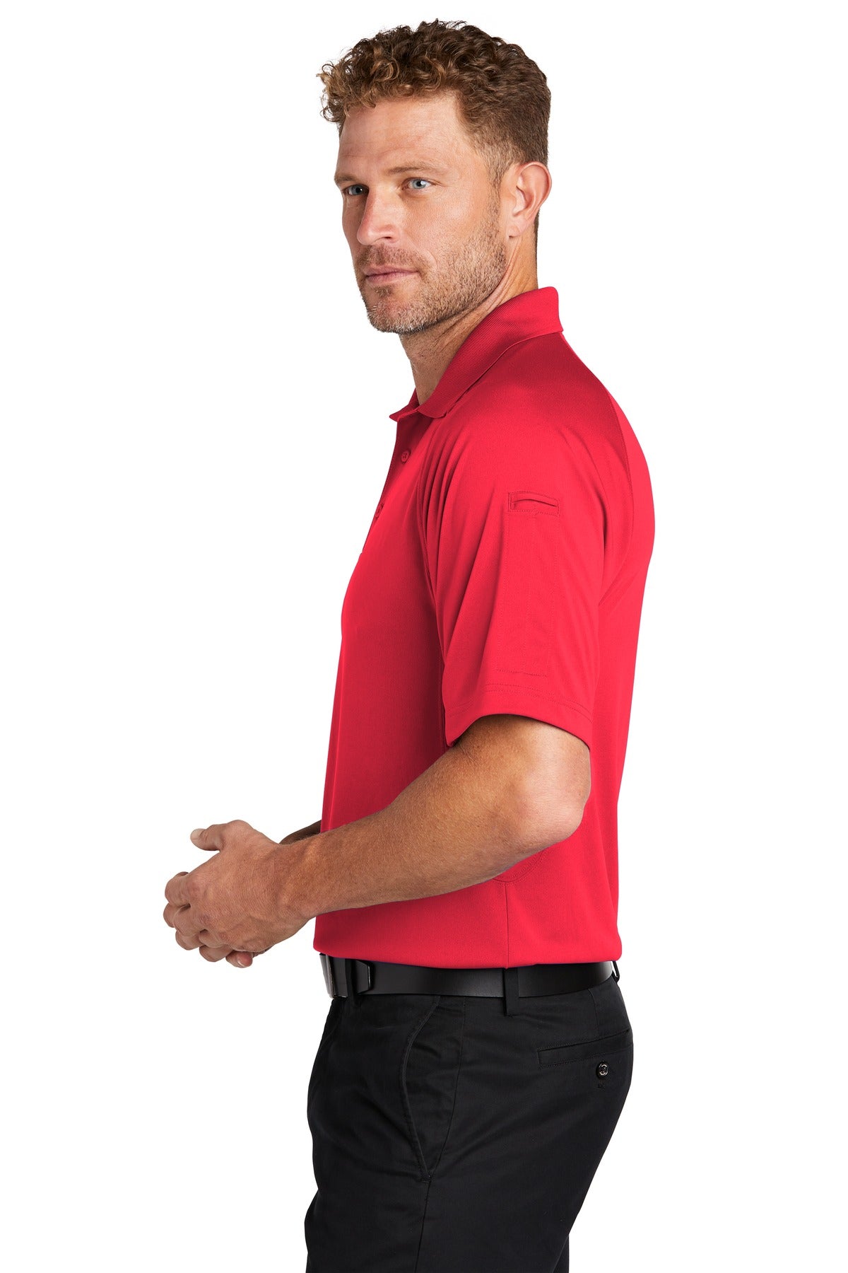 Red CornerStone Select Lightweight Snag-Proof Tactical Polo. CS420 plain