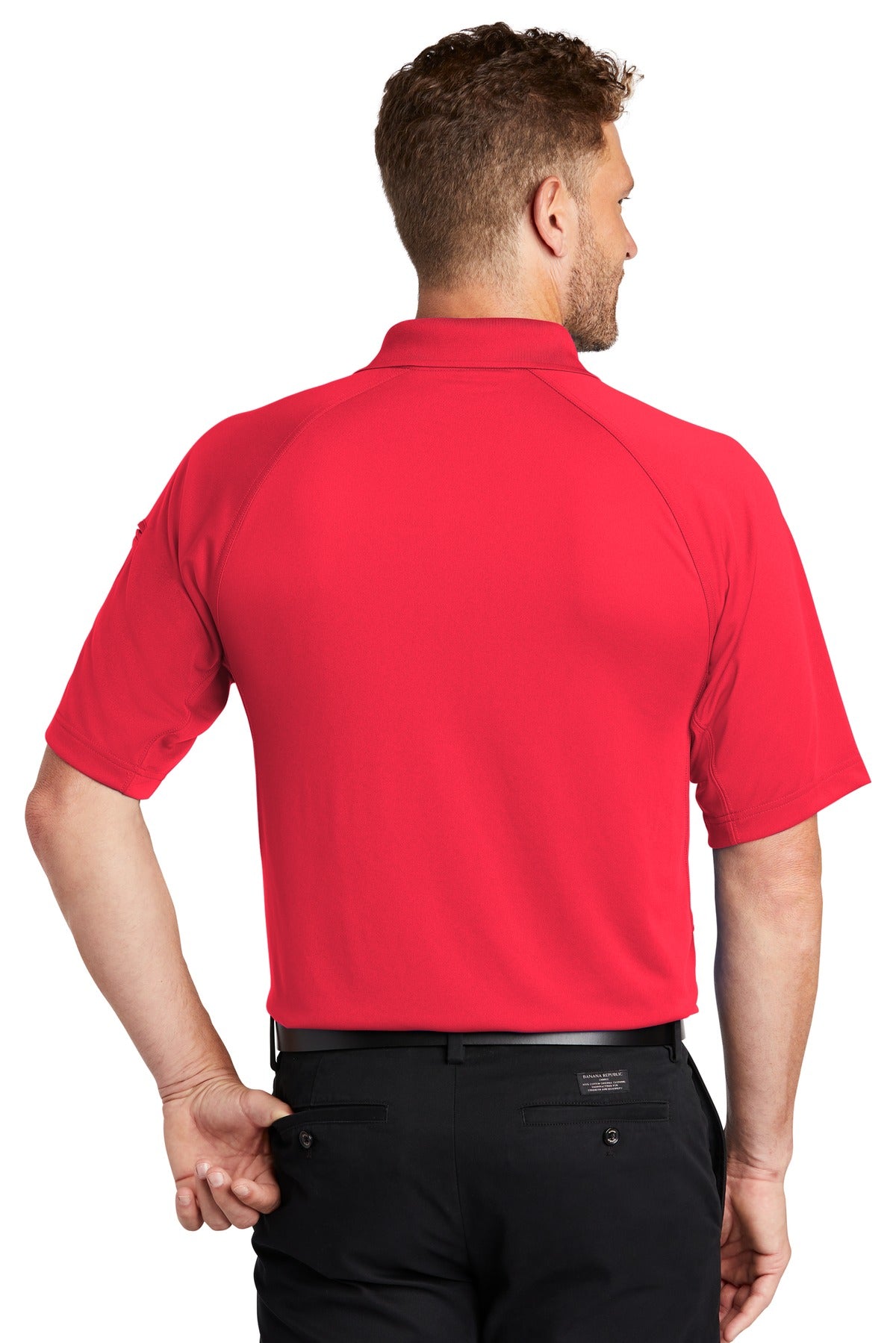 Red CornerStone Select Lightweight Snag-Proof Tactical Polo. CS420 plain