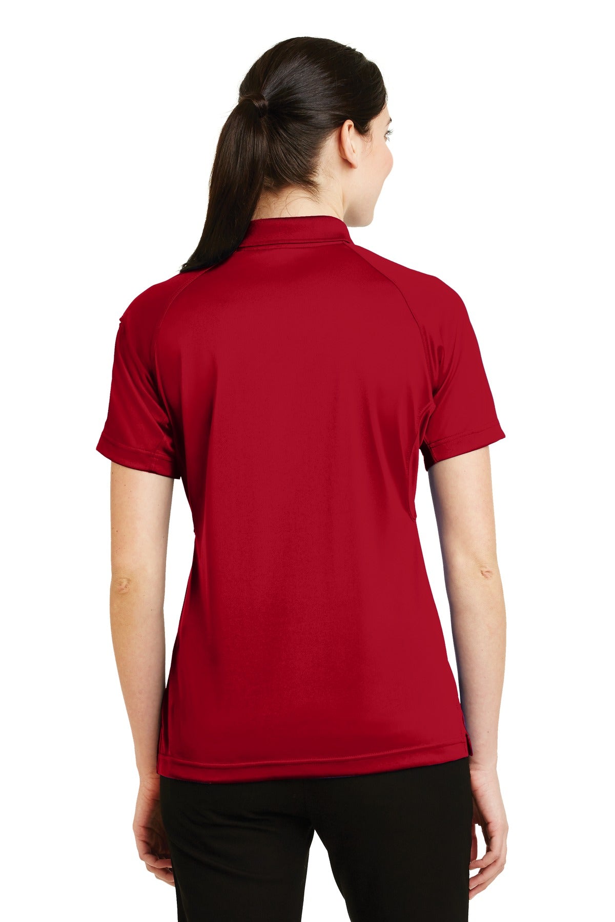 Red CornerStone Women's Select Snag-Proof Tactical Polo. CS411 plain
