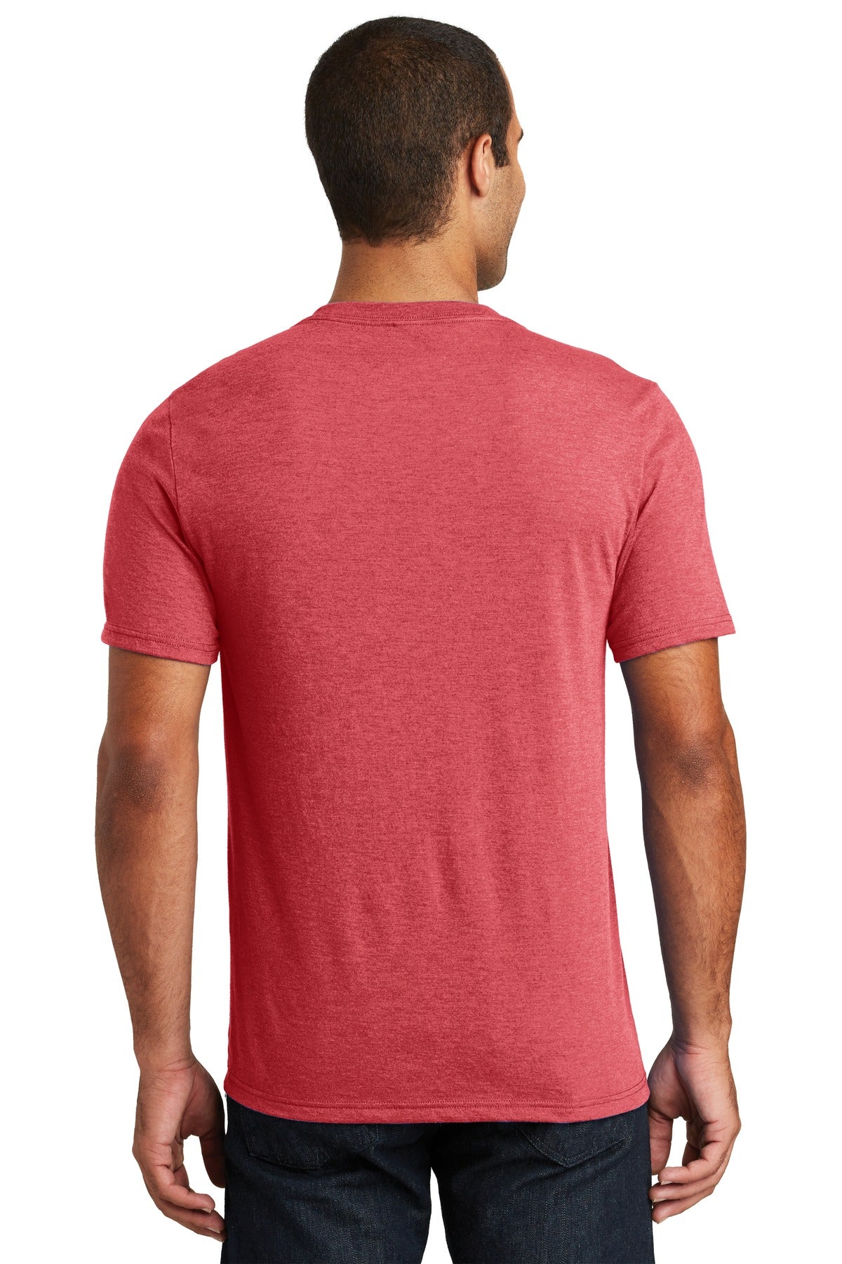 Red Frost District Perfect Tri V-Neck Tee. DT1350 plain