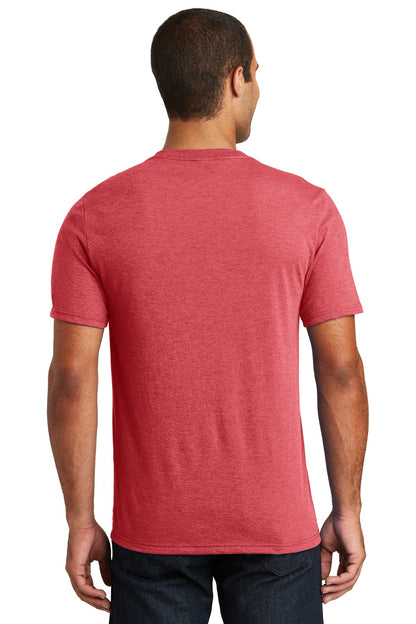 Red Frost District Perfect Tri V-Neck Tee. DT1350 plain