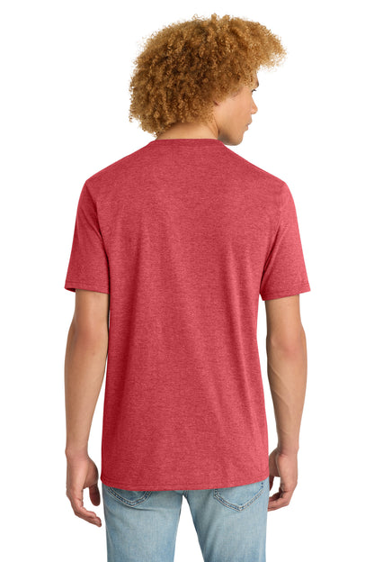 Red Frost District Perfect Tri V-Neck Tee. DT1350 plain