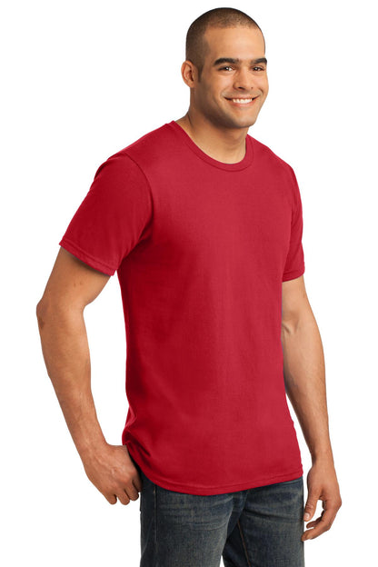Red Gildan 100% Ring Spun Cotton T-Shirt. 980 plain