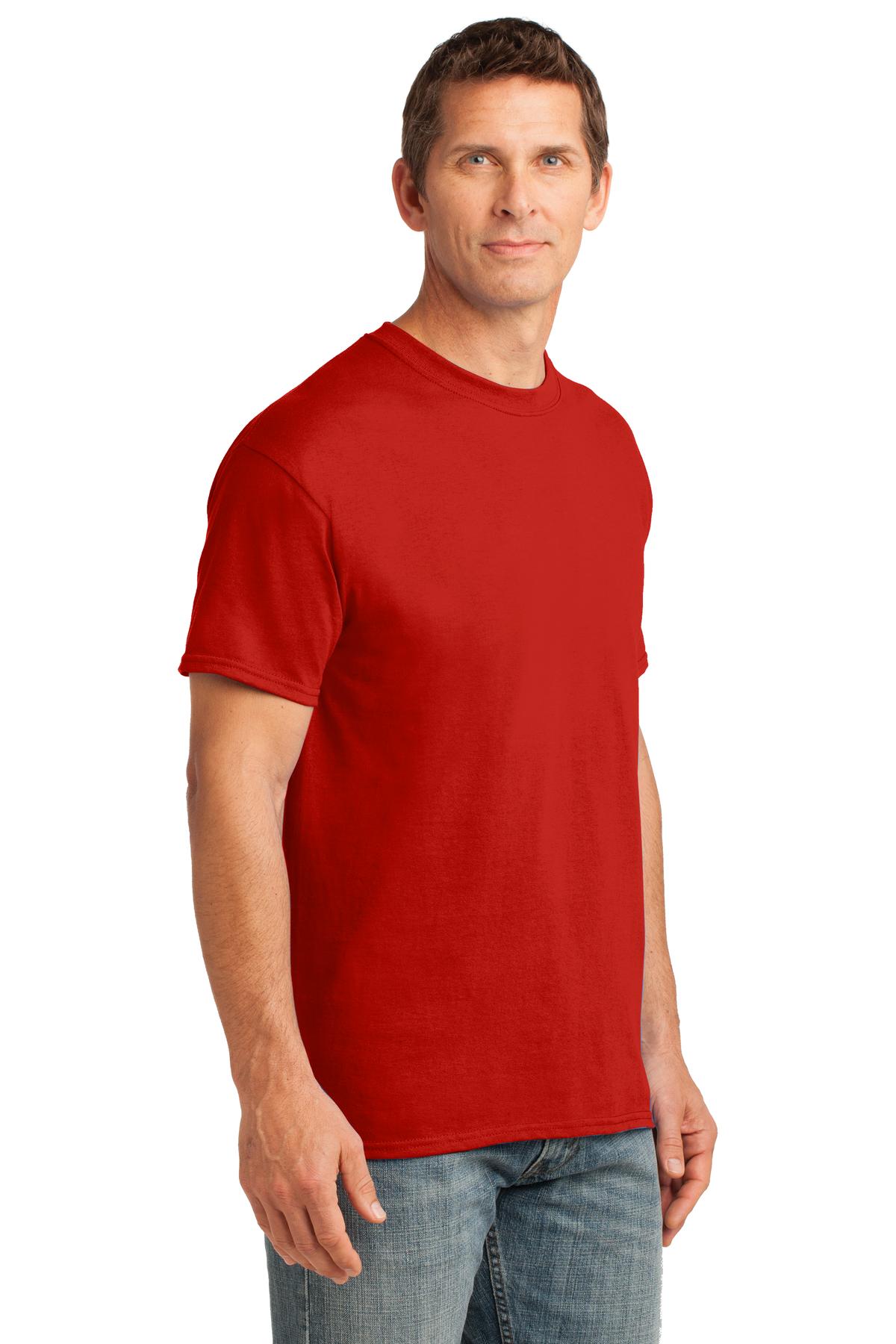 Red Gildan Gildan Performance T-Shirt. 42000 plain