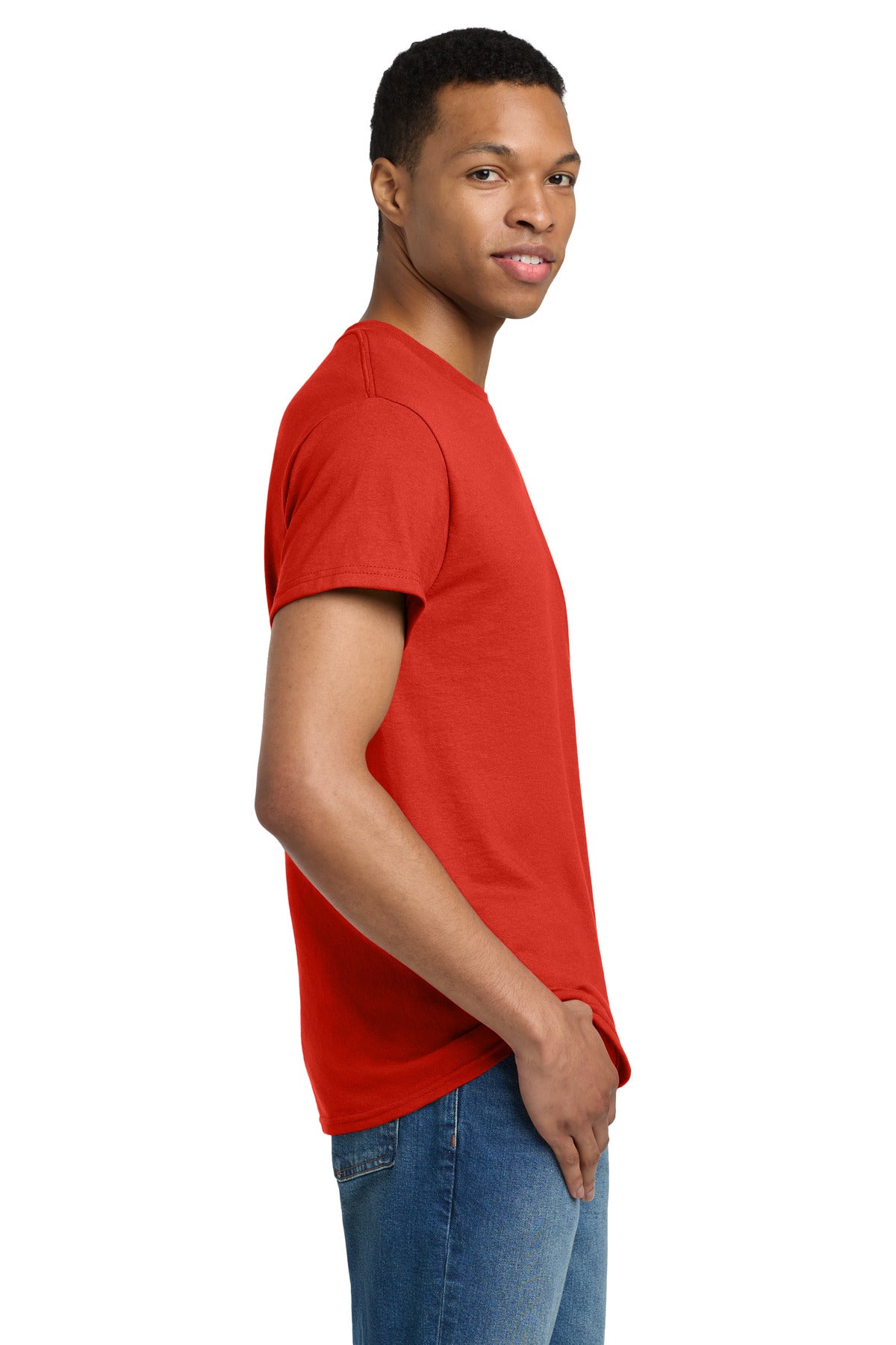Red Gildan Tall 100% US Cotton T-Shirt 2000T plain
