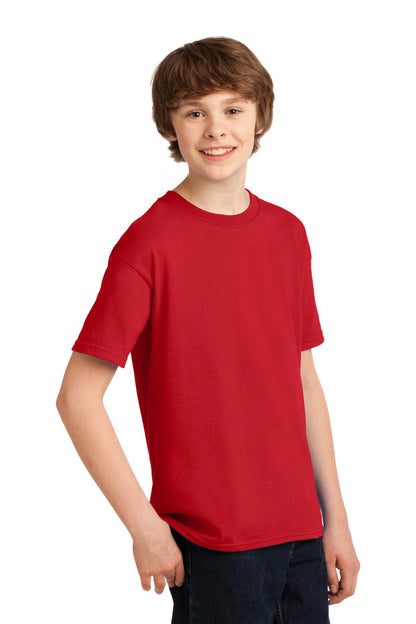 Red Gildan Youth Gildan Performance T-Shirt. 42000B plain