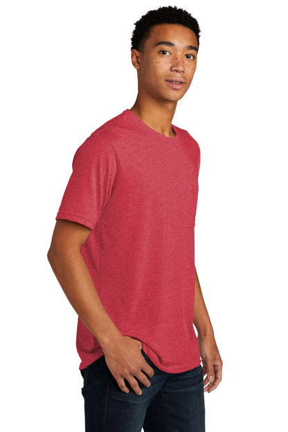 Red Next Level Apparel Adult Poly/Cotton Tee. NL6200 plain