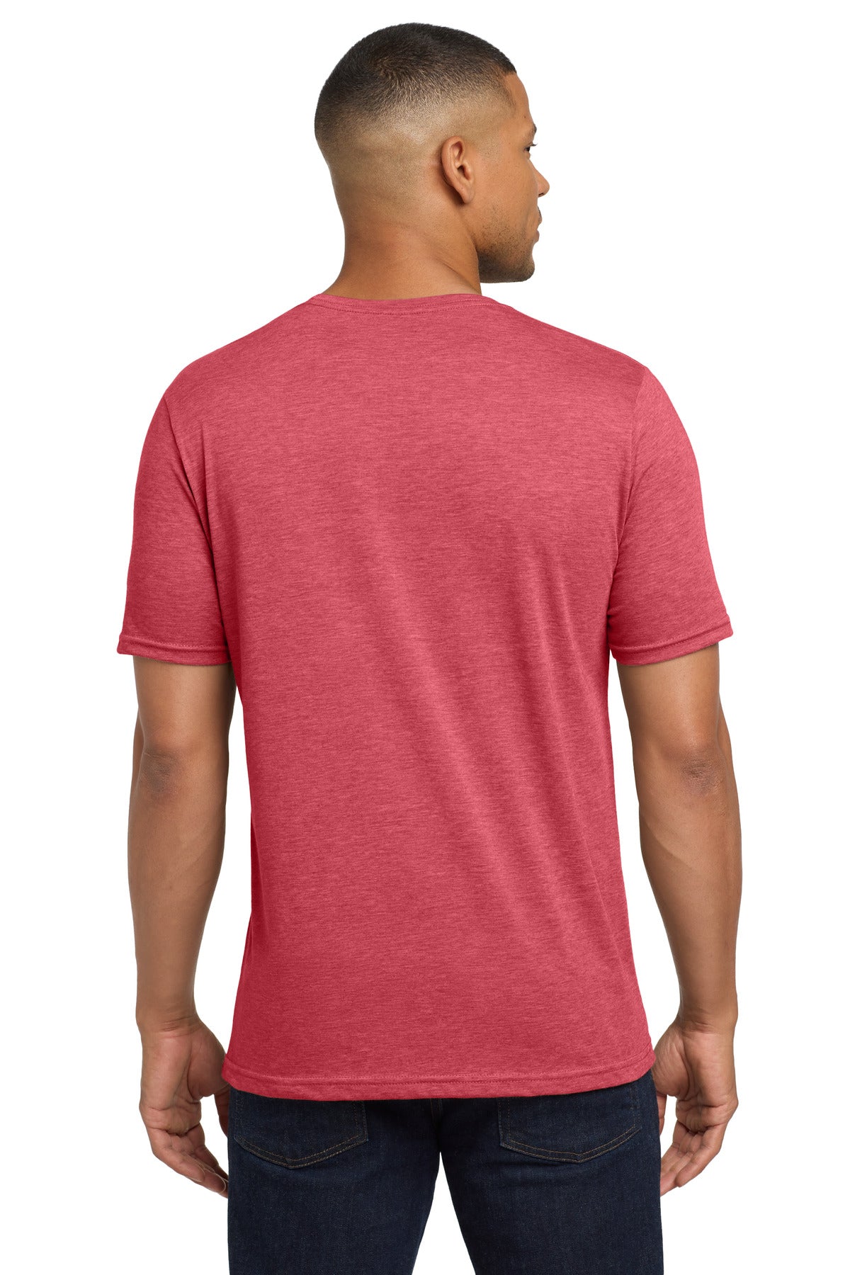 Red Next Level Apparel Adult Poly/Cotton Tee. NL6200 plain