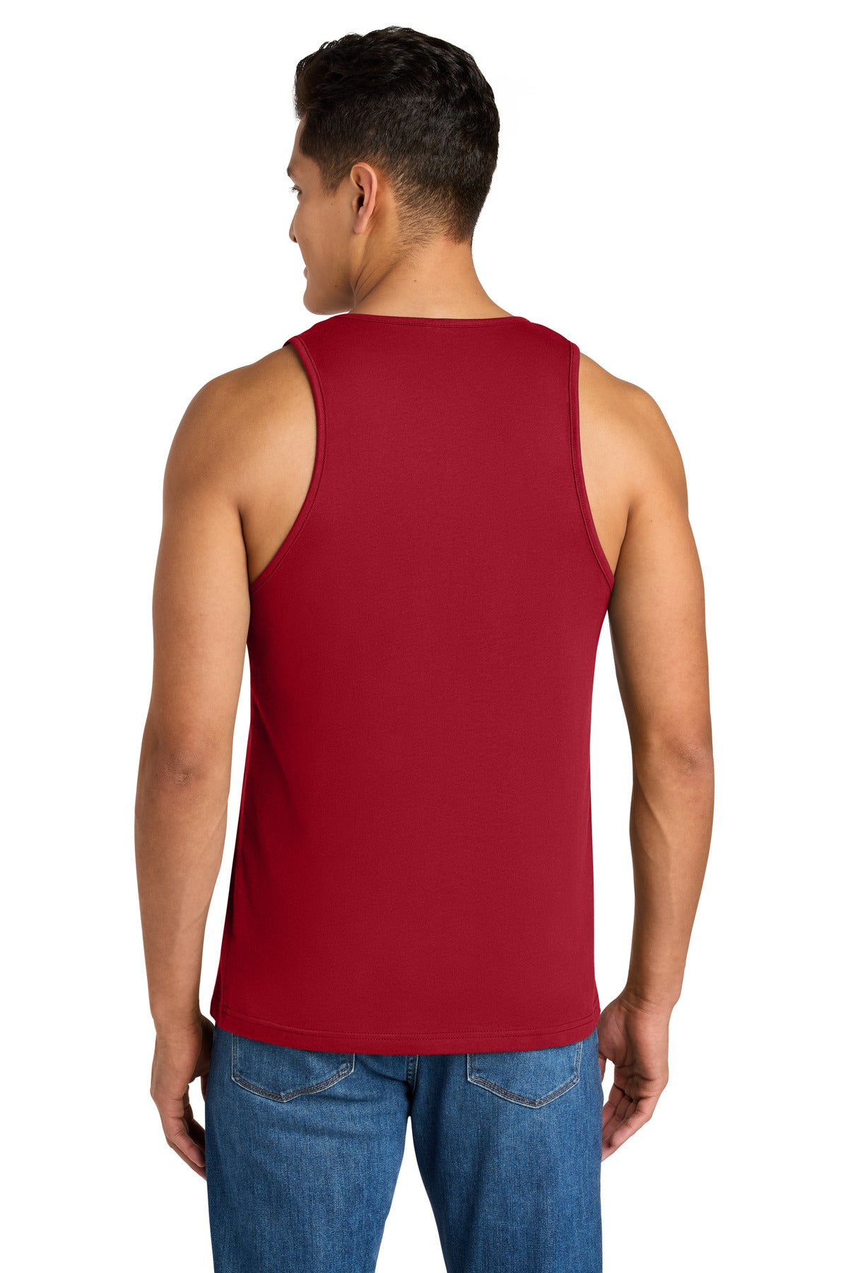 Red Next Level Apparel Cotton Muscle Tank NL3633 plain