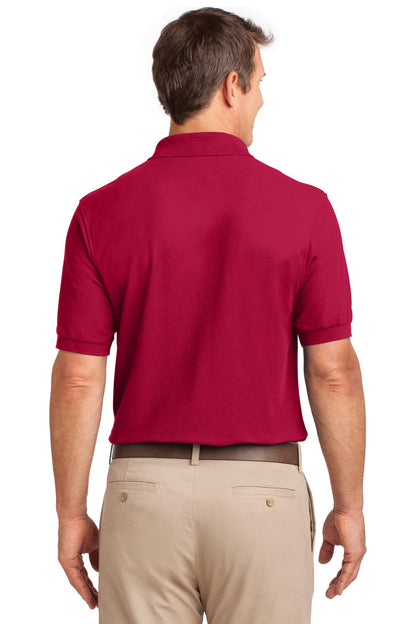 Red Port Authority Tall Silk Touch Polo with Pocket. TLK500P plain