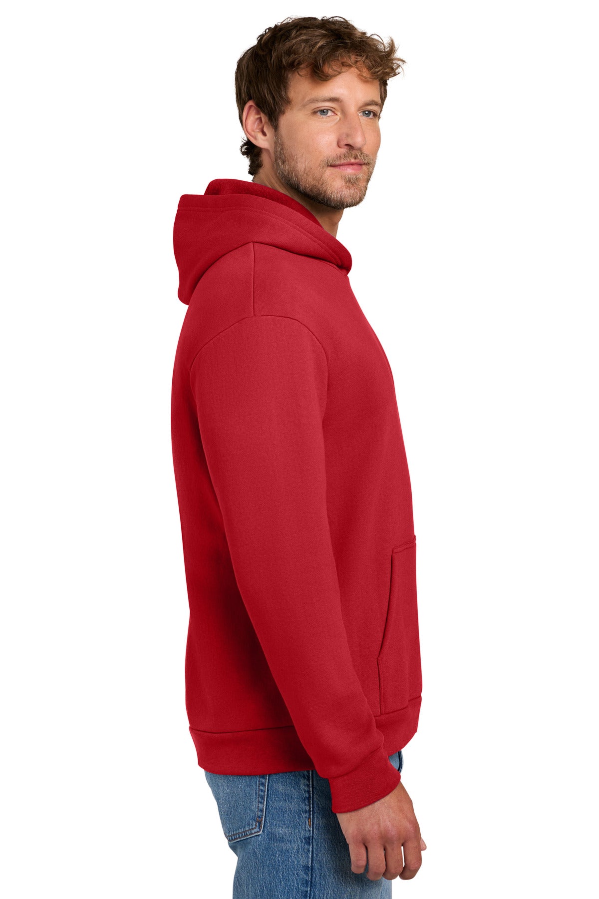 Red Port & Co Easy Fleece Pullover Hooded Sweatshirt PC68H