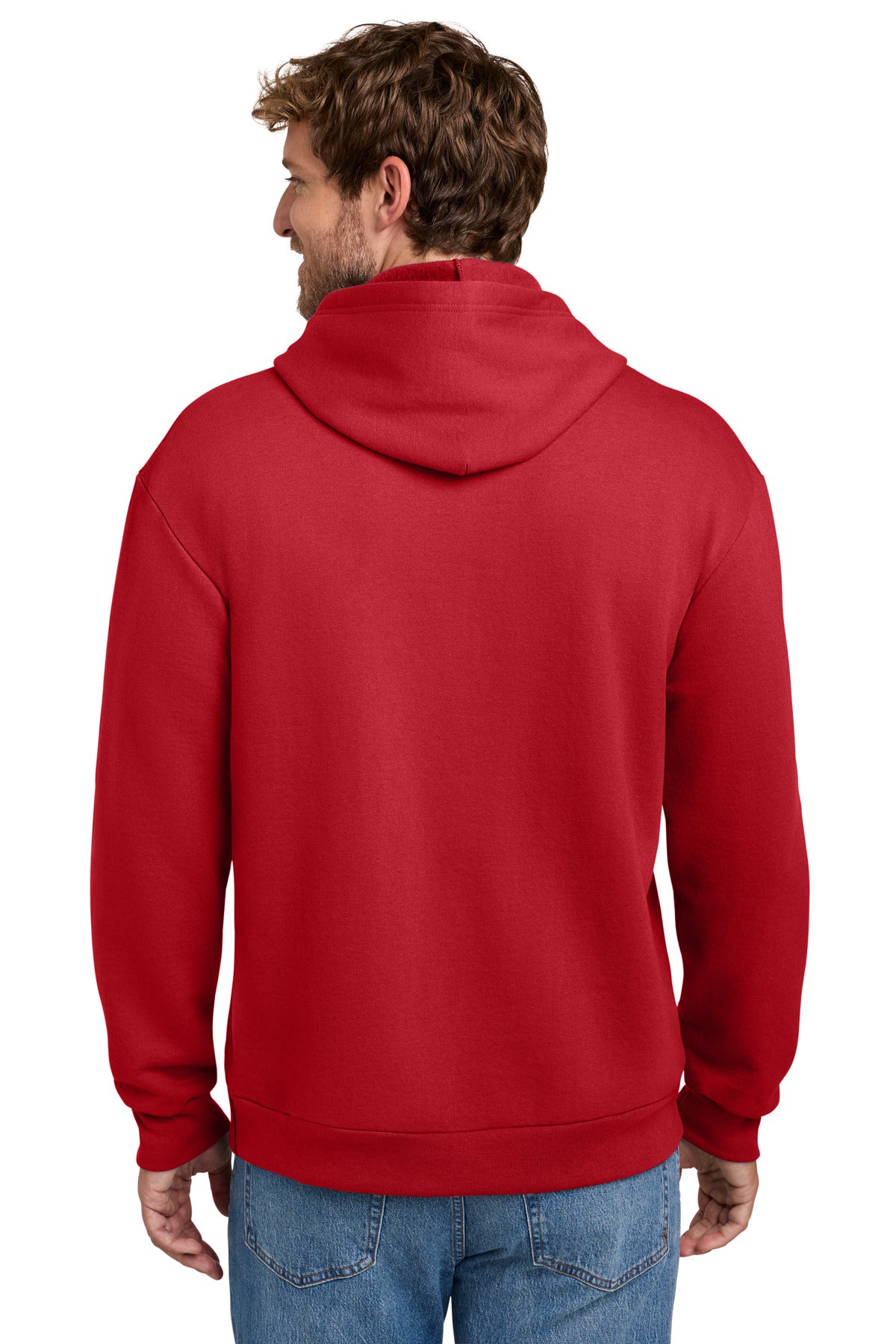 Red Port & Co Easy Fleece Pullover Hooded Sweatshirt PC68H
