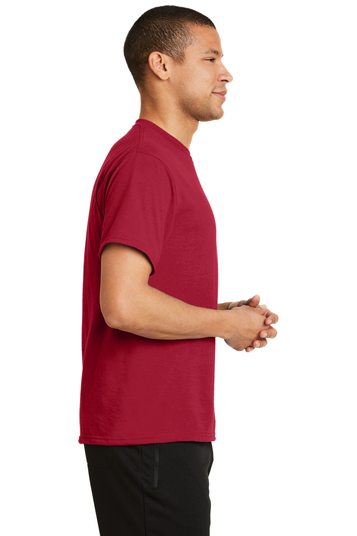 Red Port & Co Performance Blend Tee. PC381 plain