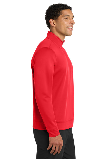 Red Port & Co Performance Fleece 1/4-Zip Pullover Sweatshirt. PC590Q plain