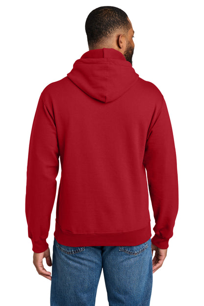 Red Port & Co Tall Essential Fleece Pullover Hooded Sweatshirt. PC90HT plain