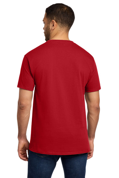 Red Port & Co Tall Essential Pocket Tee. PC61PT plain