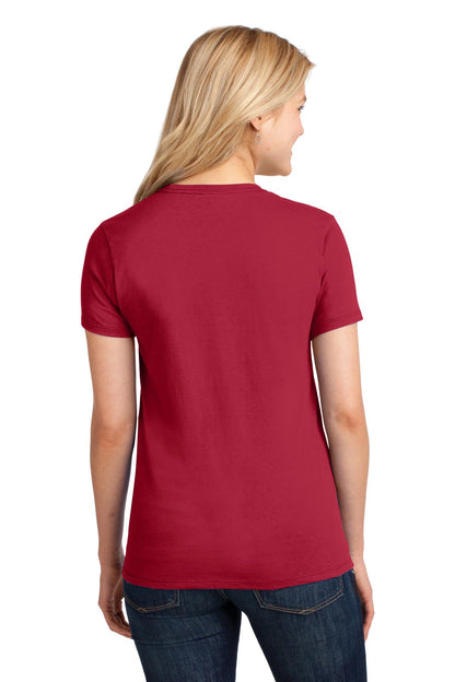 Red Port & Co Women's Core Cotton Tee. LPC54 plain