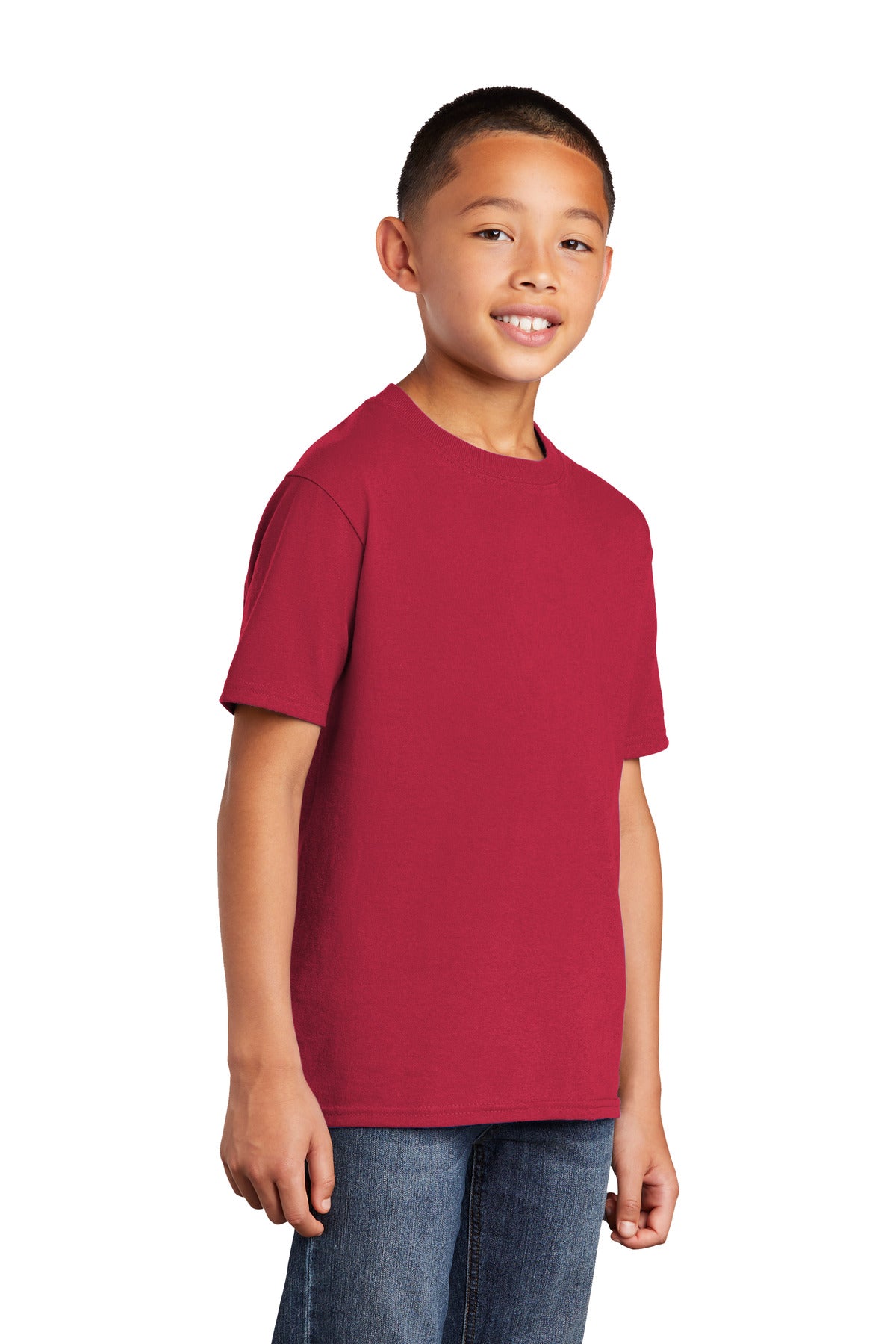 Red Port & Co Youth Core Cotton DTG Tee PC54YDTG plain
