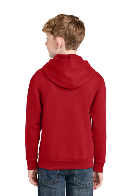 Red Port & Co Youth Easy Fleece Pullover Hooded Sweatshirt PC68YH