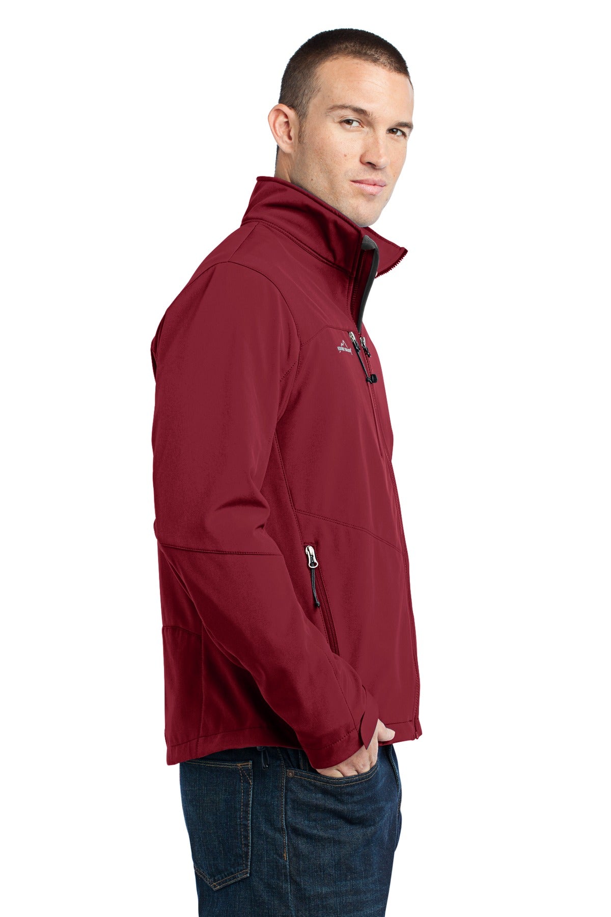Red Rhubarb Eddie Bauer - Soft Shell Jacket. EB530 plain