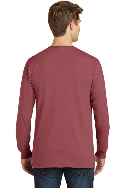 Red Rock Port & Co Beach Wash Garment-Dyed Long Sleeve Tee PC099LS plain