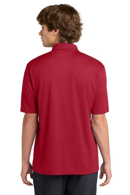 Red Sport-Tek Dri-Mesh Polo. K469 plain