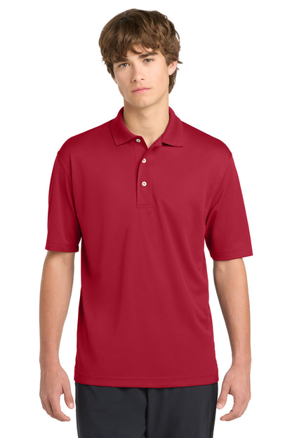 Red Sport-Tek Dri-Mesh Polo. K469 plain