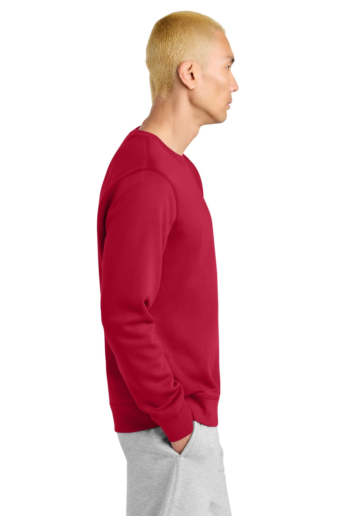 Red Stanley/Stella Unisex Roller Crewneck Sweatshirt SXU010 plain