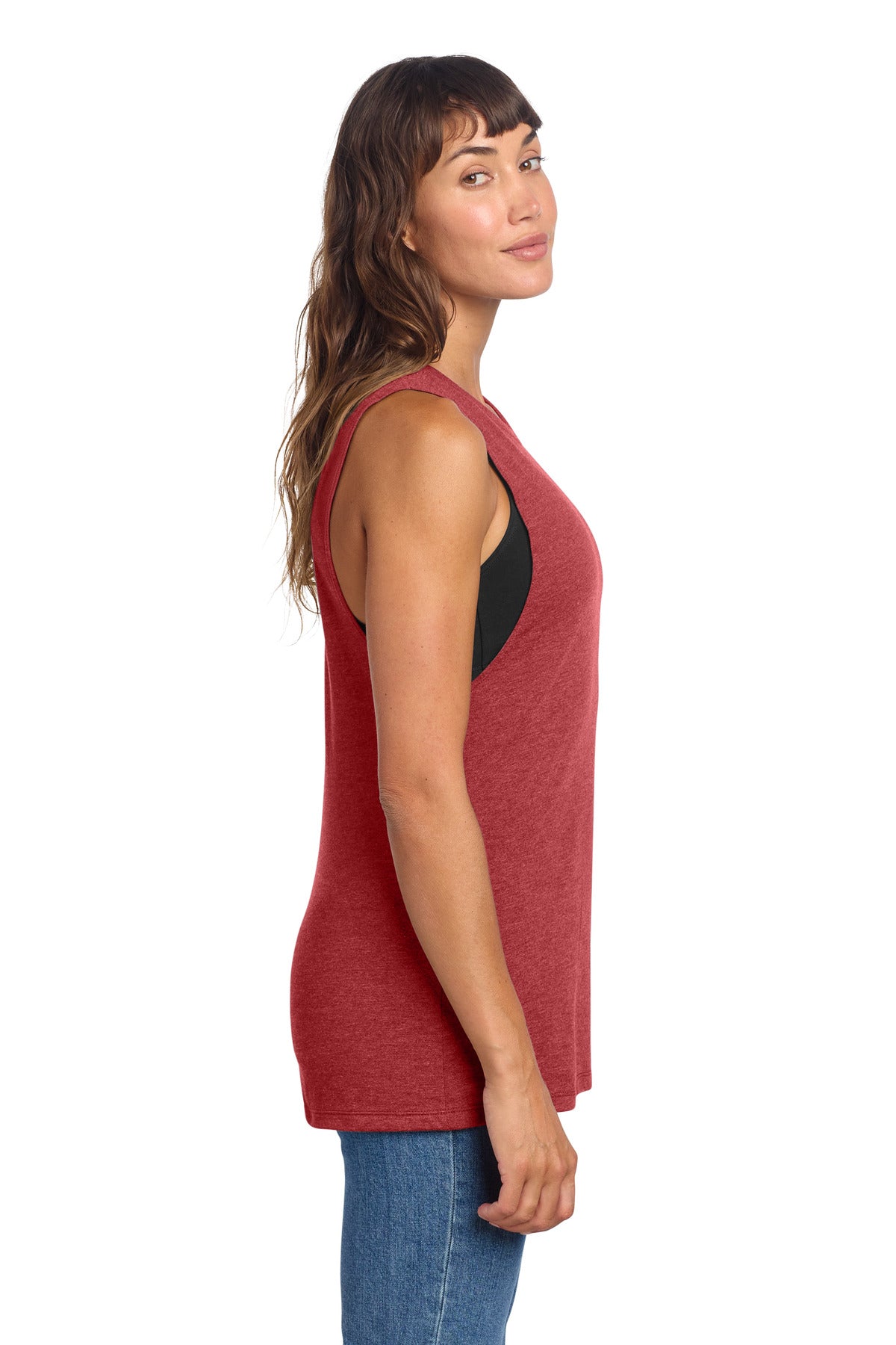 RedFrost District Women's Perfect Tri Muscle Tank DT153 plain