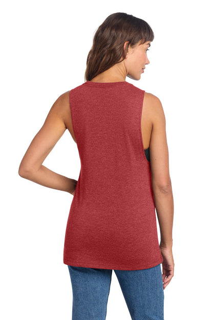 RedFrost District Women's Perfect Tri Muscle Tank DT153 plain