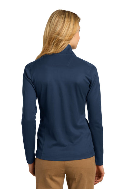 Reg Bl/Iron Gy Port Authority Women's Vertical Texture Full-Zip Jacket. L805 plain