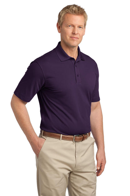 Regal Purple Port Authority Tech Pique Polo. K527 plain