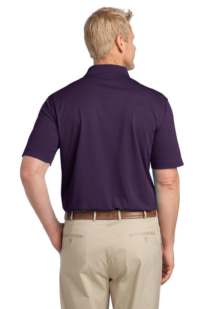 Regal Purple Port Authority Tech Pique Polo. K527 plain