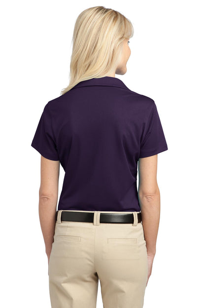 Regal Purple Port Authority Women's Tech Pique Polo. L527 plain