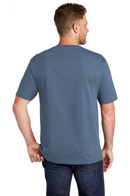 Regatta Blue CornerStone Workwear Pocket Tee CS430 plain