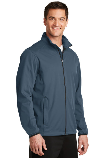 Regatta Blue Port Authority Active Soft Shell Jacket. J717 plain