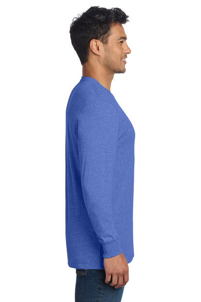 ReusdRylHt Allmade Unisex Long Sleeve Recycled Blend Tee AL6204 plain