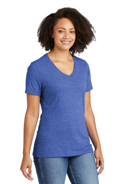 ReusdRylHt Allmade Women's Recycled Blend V-Neck Tee AL2303 plain