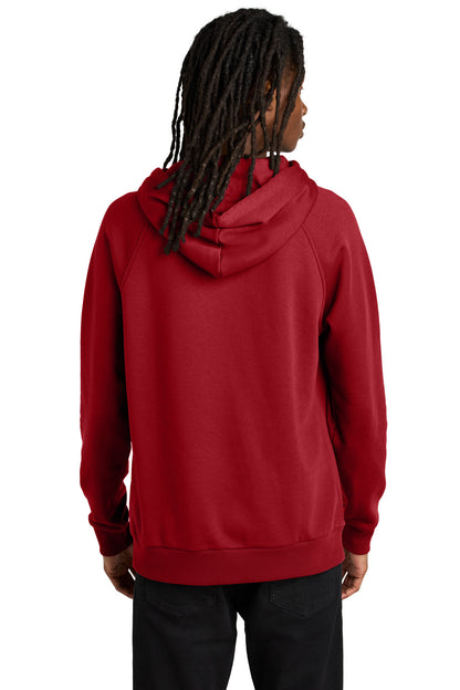 RevlutnRed Allmade Unisex Organic CVC Fleece Pullover Hoodie AL5000 plain